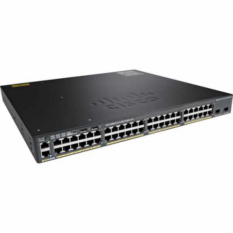 Cisco Catalyst 2960-X 48 GigE PoE 740W, 4 x 1G SFP, LAN Base, у-11, Баград.рф